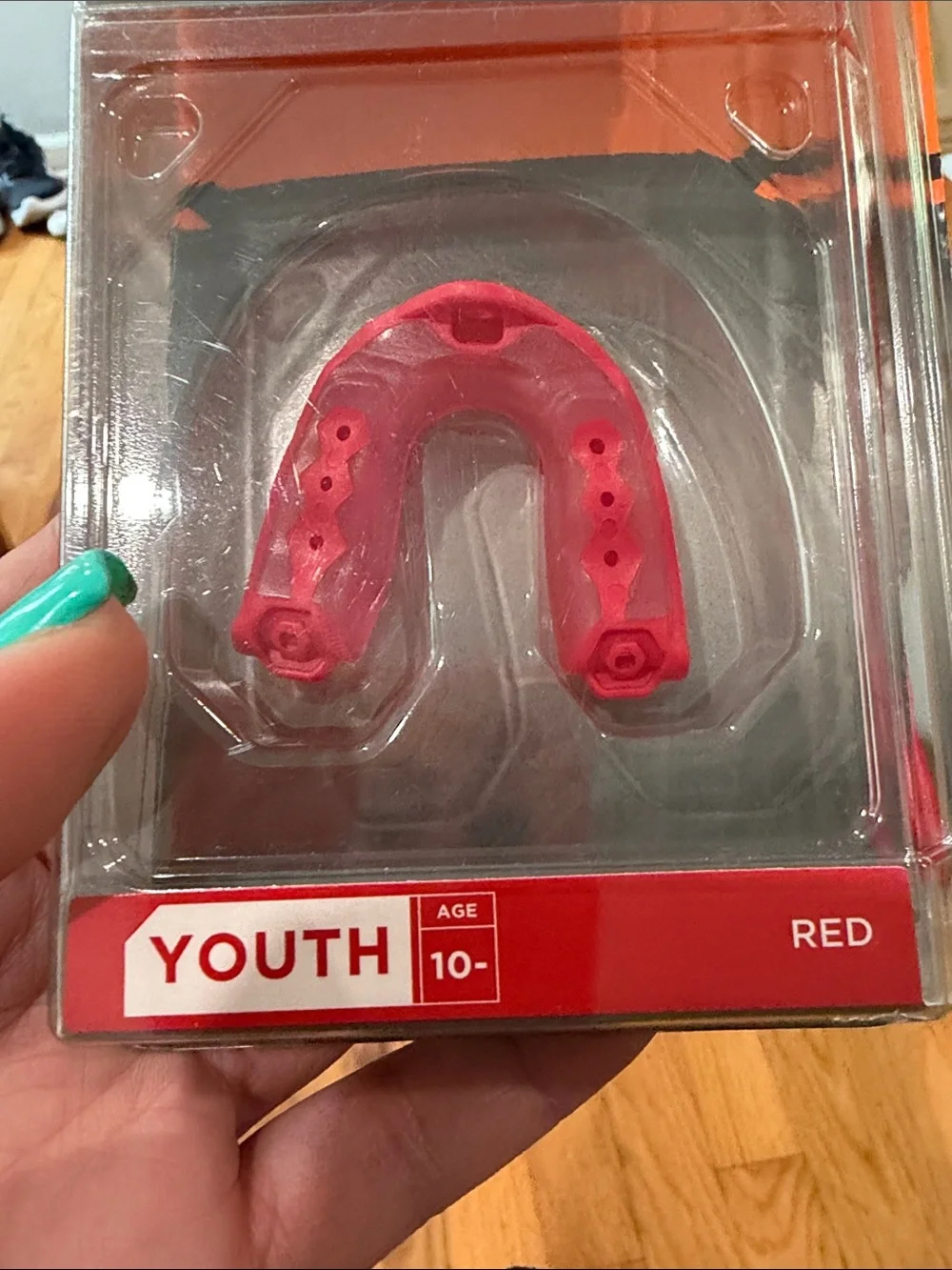 Shock Doctor Gel Max Kids Mouthguard — Red